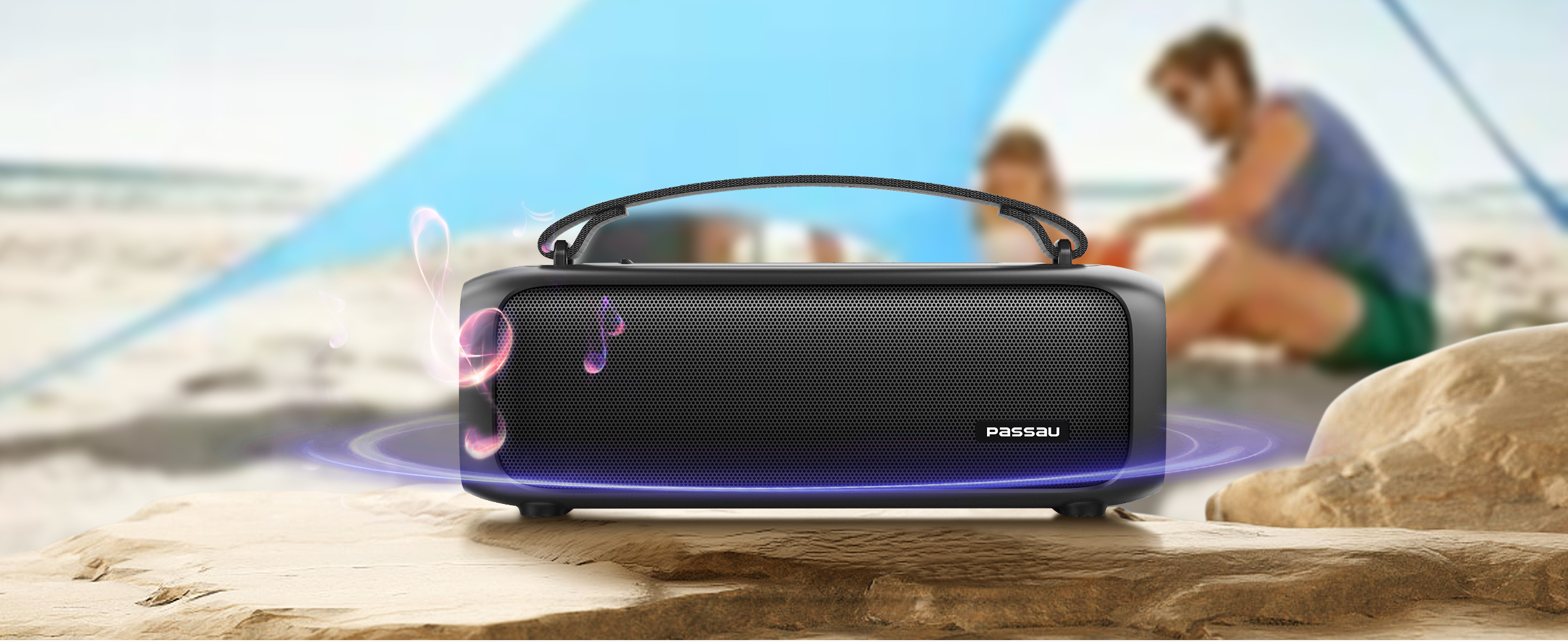 Amazon.com: Passau Bluetooth Speakers Loud Stereo Sound Portable
